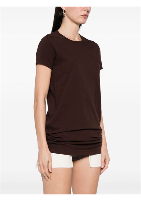 Brown Level T T-shirt Rick Owens - women RICK OWENS | RP01E7203JA14